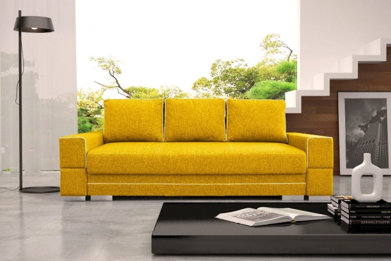 Sofa tapicerowana rozkładana Samanta inari 41 + Soft 017