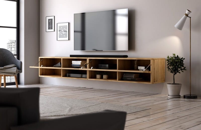 Szafka RTV Derby Double 200 dąb wotan