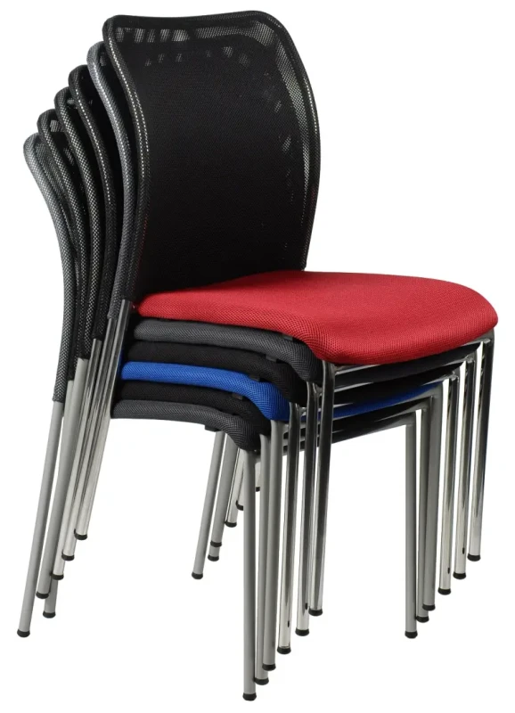 Krzesło konferencyjne HN-7502 Aluminium/Czarny