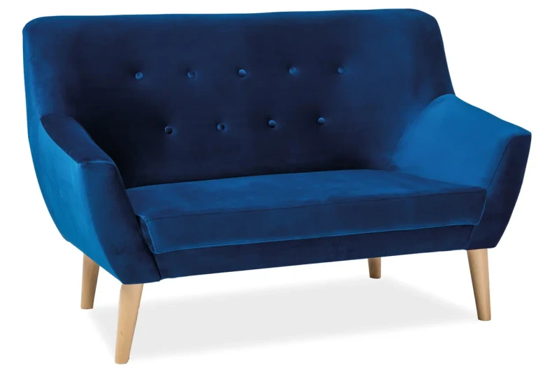 Sofa tapicerowana Nordic 2 Velvet szara Bluvel 14