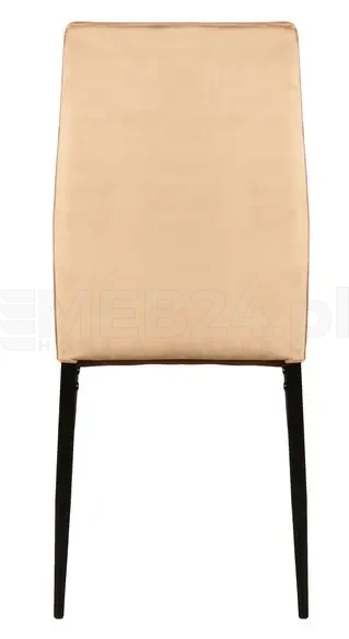 Krzesło tapicerowane Atom Velvet szary Bluvel 14