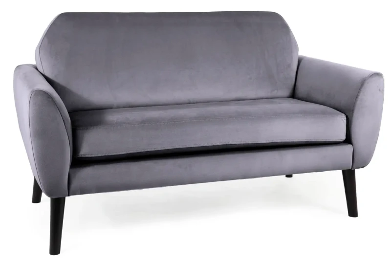 Sofa tapicerowana Mena Velvet szara Bluvel 14