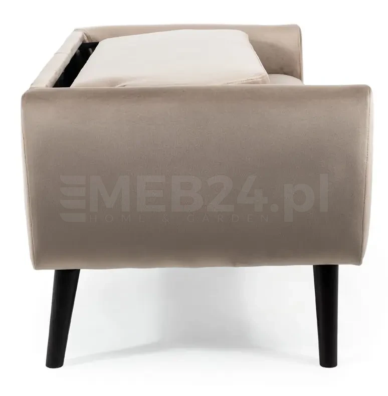 Sofa tapicerowana Mena Velvet ciemny beż Bluvel 40