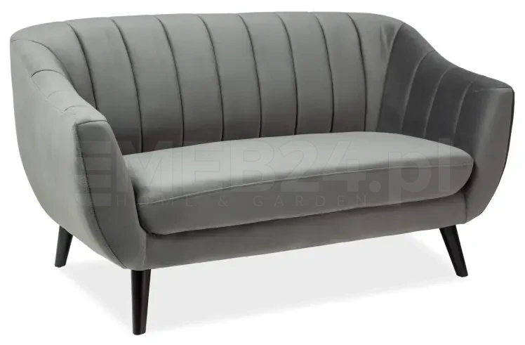 Sofa tapicerowana Elite 2 Velvet szary Bluvel 14