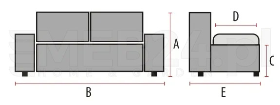 Sofa tapicerowana Karo 2 Velvet