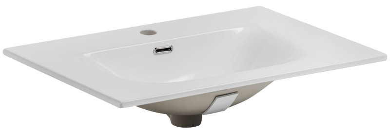 Szafka łazienkowa 60 cm ADEL WHITE (umywalka ceramiczna SKY 60-8099)