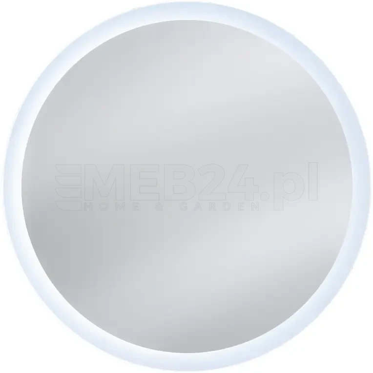 Lustro z oświetleniem LED VENUS okrągłe 80 cm białe