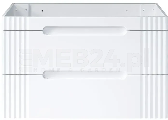 Zestaw mebli łazienkowych FIJI WHITE 100 cm (szafka pod umywalkę FIJI WHITE 82-100-D-2S)