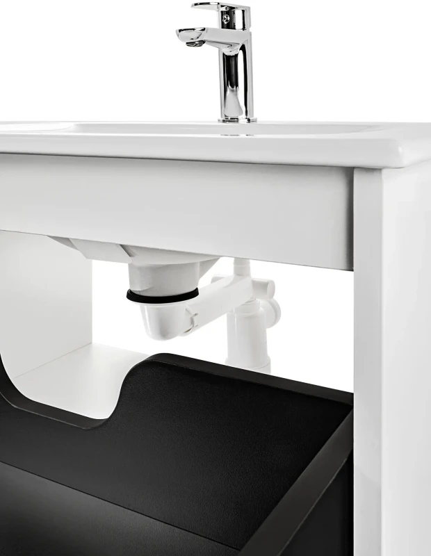 Zestaw mebli łazienkowych FIJI WHITE 100 cm (syfon PRELOC 400)