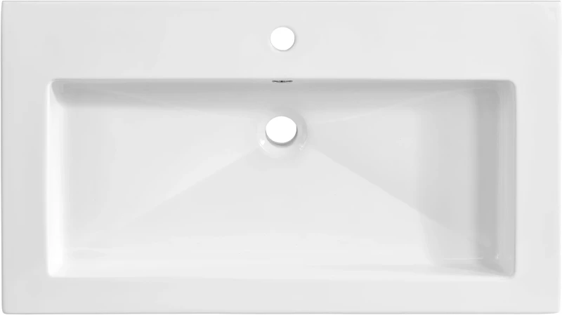Zestaw mebli łazienkowych FIJI WHITE 100 cm (umywalka ceramiczna UM-8070 SPIRIT 100)