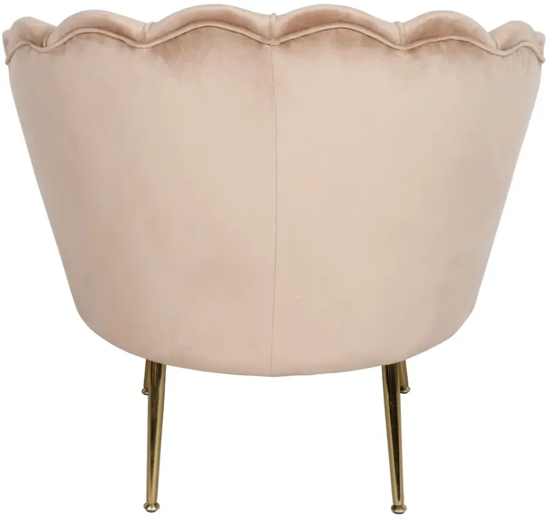 Fotel Camellia 1 Velvet beżowy