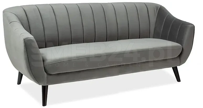 Sofa tapicerowana Elite 3 Velvet szary Bluvel 14