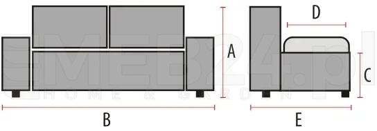 Sofa tapicerowana Castello 3