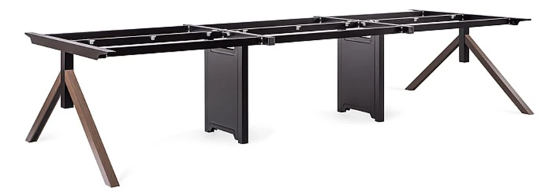 Biurko Mars Workstation VI 360x140 cm Orzech