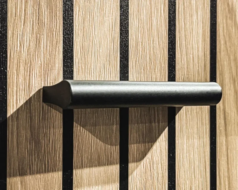 Komoda Marco 60 cm dwudrzwiowa z szufladą do przedpokoju antracyt/dąb artisan