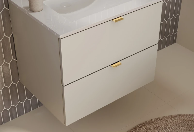 Zestaw mebli łazienkowych DALIA CASHMERE z szafką 80 cm z umywalką LAVA