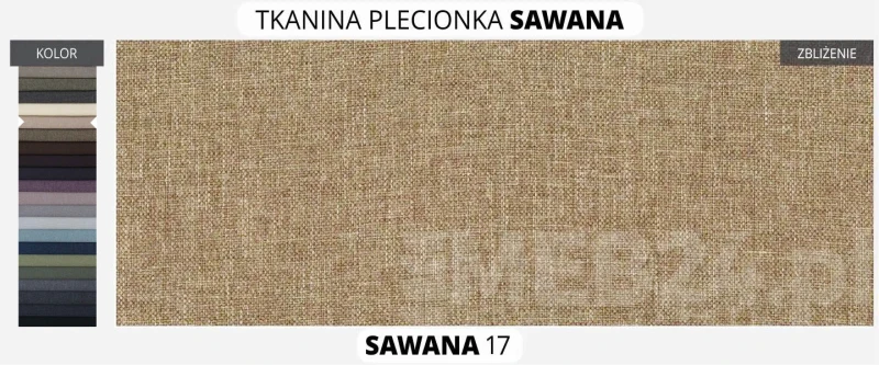 Fotel tapicerowany Finka Sisu pikowany na bukowym stelażu Sawana 17