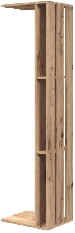 Słupek dostawka Aviola z półkami do łazienki 45 cm dąb artisan