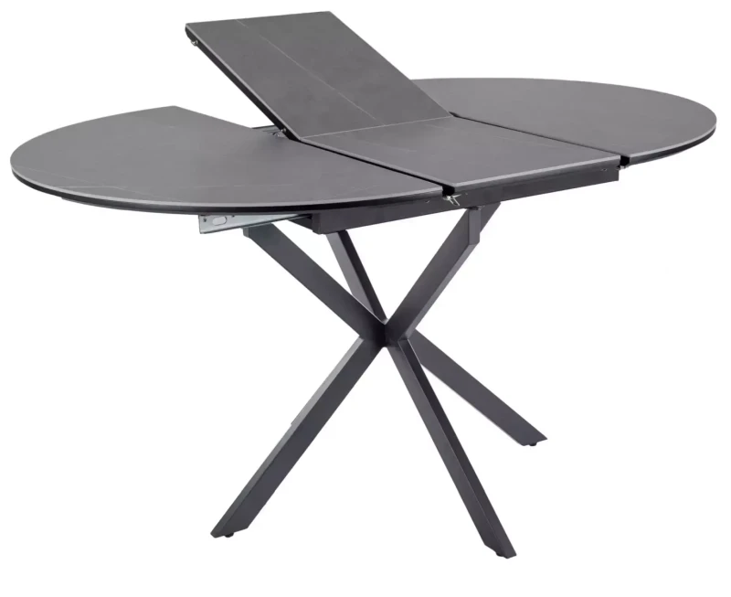 Stół rozkładany Gaston Ceramic do jadalni 100-135 cm szary mat