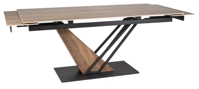 Stół rozkładany Genesis Legno do jadalni 160-220 cm dąb efekt drewna