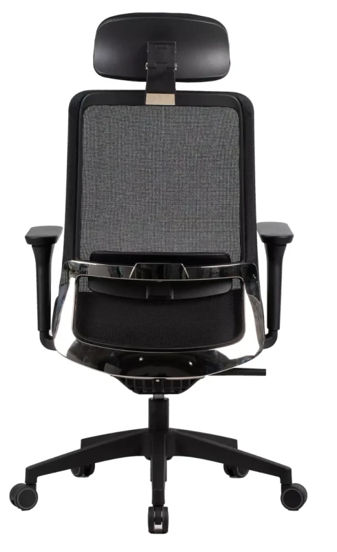 Fotel obrotowy Q-718H ergonomiczny do biura czarny