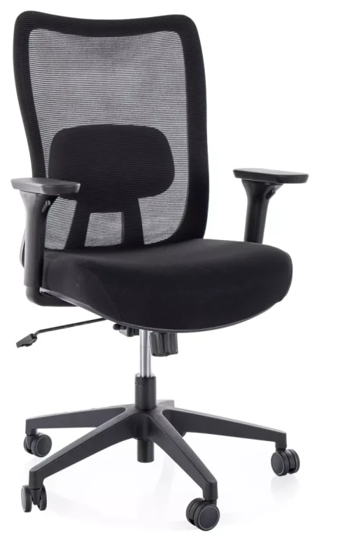 Fotel obrotowy Q-724 ergonomiczny do biura czarny