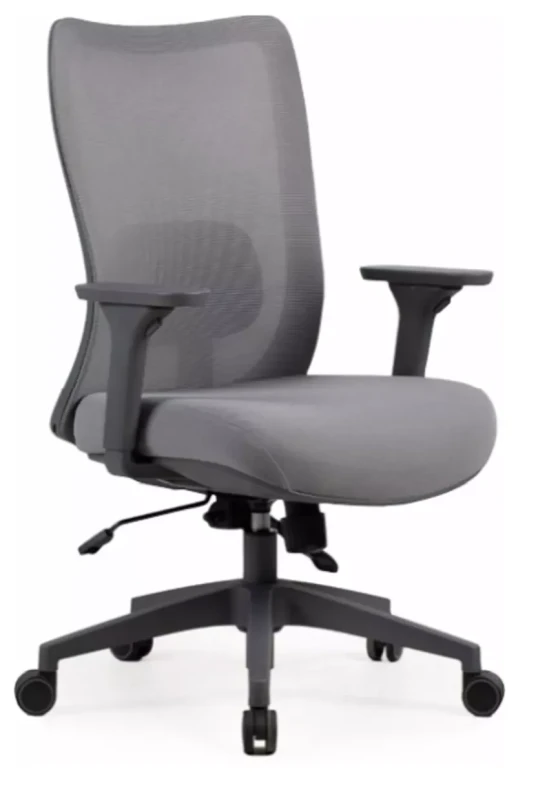 Fotel obrotowy Q-724 ergonomiczny do biura szary
