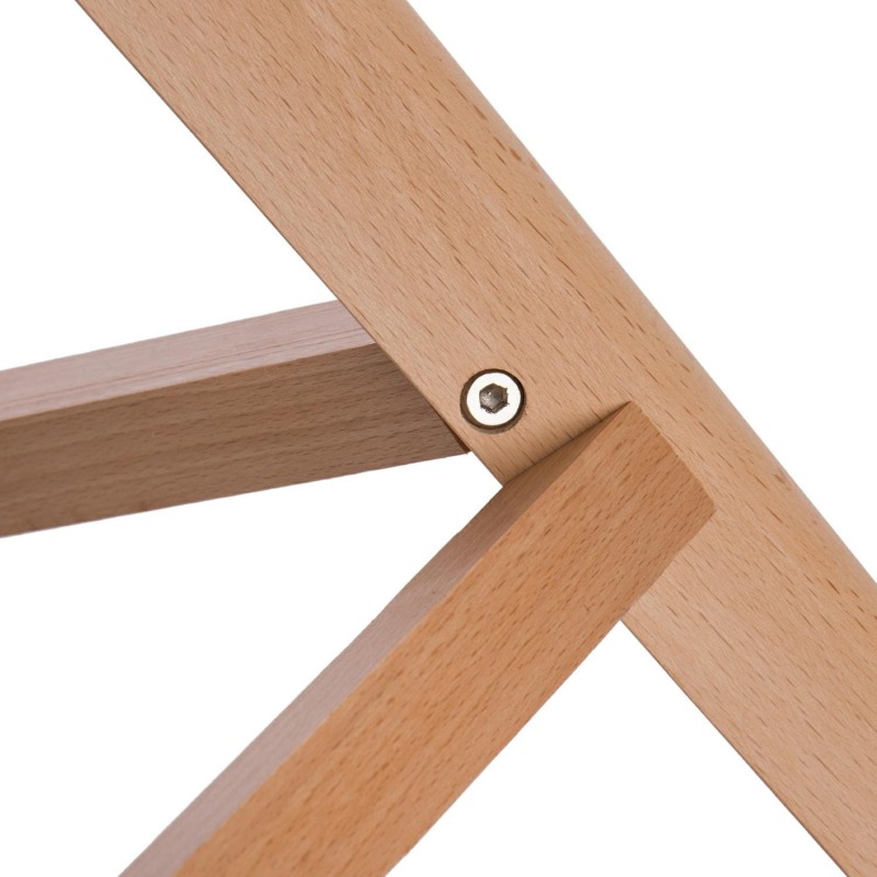 Stołek barowy Norden wood low PP szary