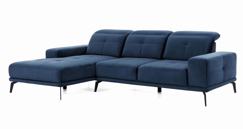 Narożnik do salonu Torrense Velvet tapicerowany