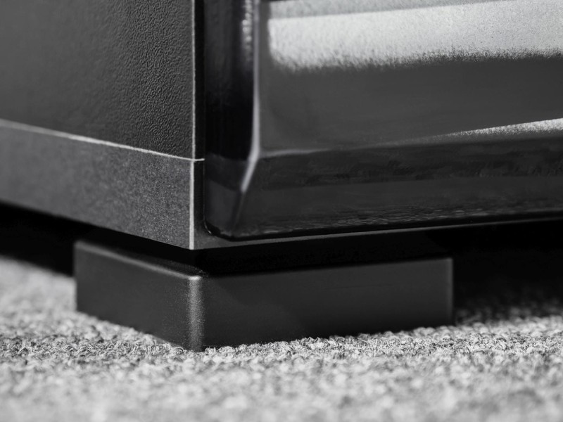 Meblościanka MODICA czarny & sahara połysk