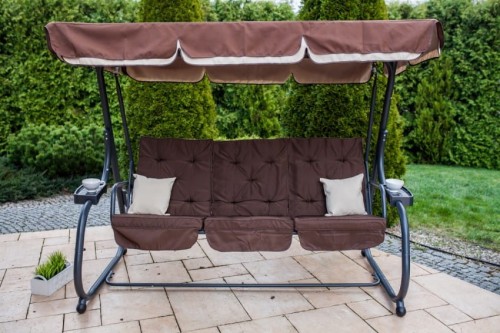 Huśtawka ogrodowa Argos Brązowa