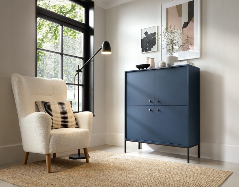 Komoda Mono granatowa 104cm