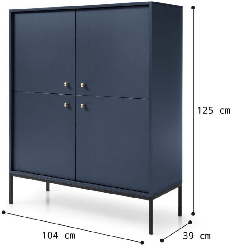 Komoda Mono granatowa 104cm