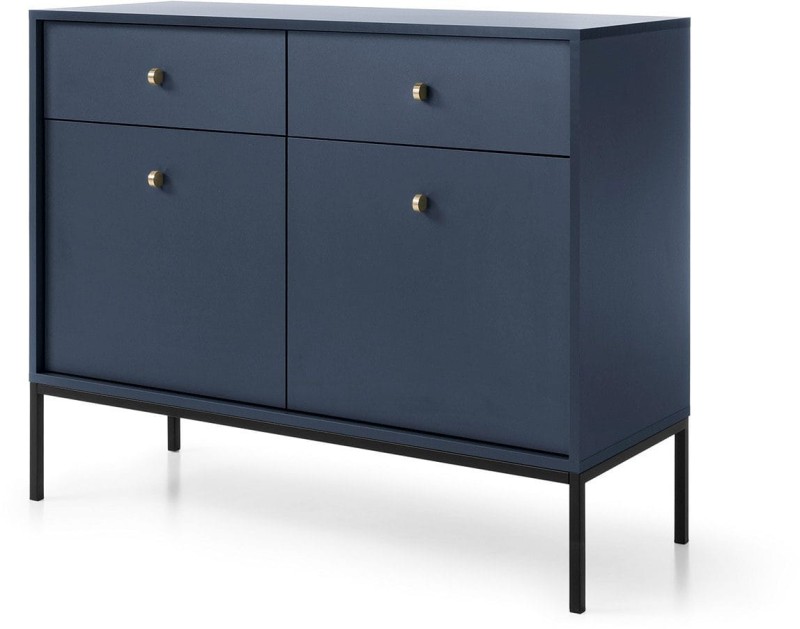 Komoda Mono granatowa wąska