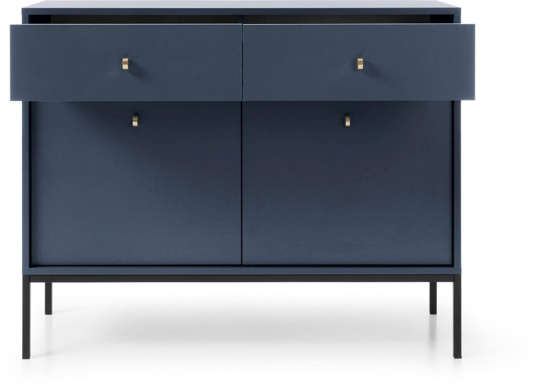 Komoda Mono granatowa wąska