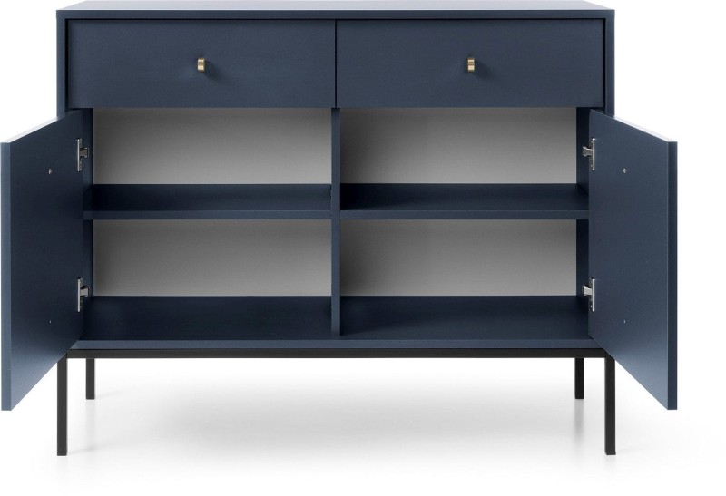 Komoda Mono granatowa wąska