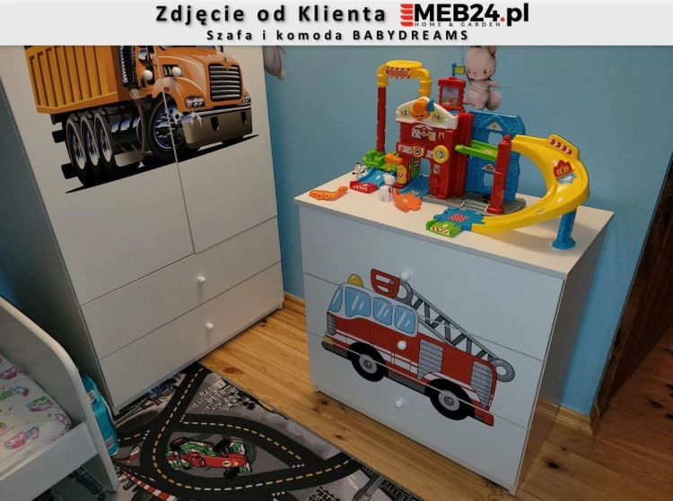 Szafa dwudrzwiowa dla chłopca BABYDREAMS - zdjęcie od klienta
