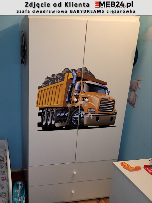 Szafa dwudrzwiowa dla chłopca BABYDREAMS - zdjęcie od klienta