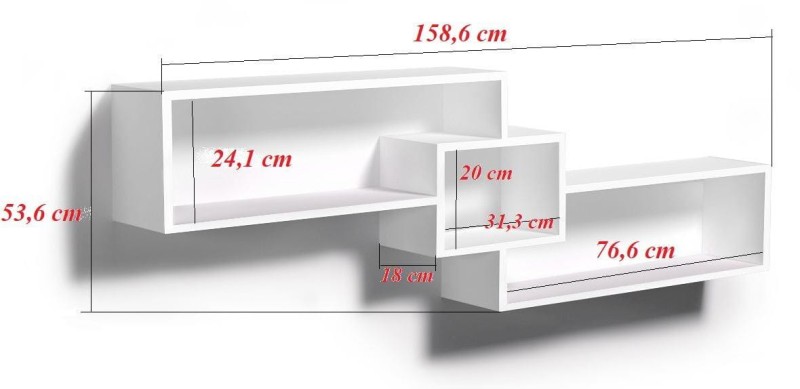 Półka Wisząca Sjun wymiary