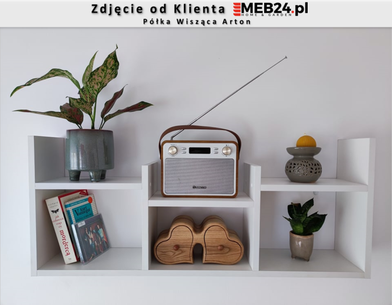 Półka Wisząca Arton biała - zdjęcie od klienta