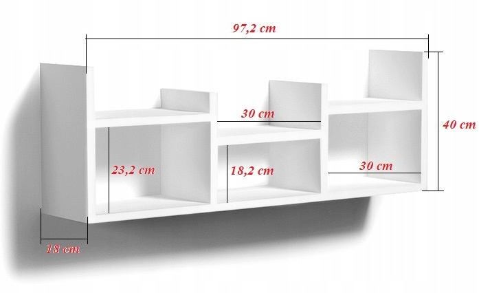 Półka Wisząca Arton wymiary