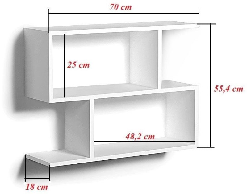 Półka Wisząca Fyrras wymiary