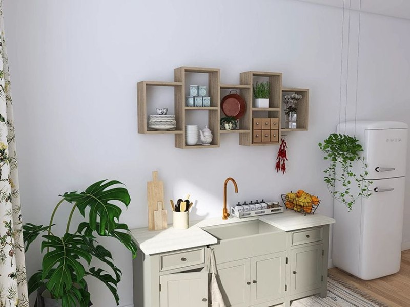 Półka Wisząca Femton wybarwienia drewna