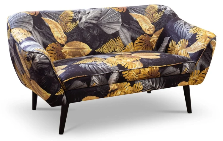 Sofa tapicerowana Kwiaty w stylu skandynawskim