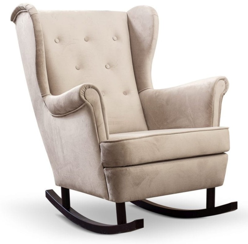 Fotel uszak Lily na biegunach