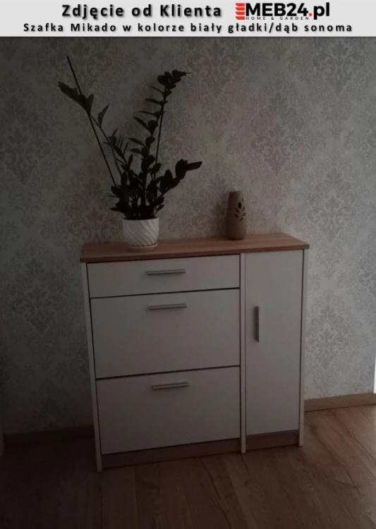 Szafka na buty Mikado do przedpokoju - zdjęcie od klienta