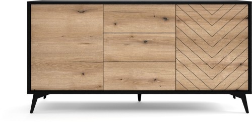 Komoda Diamond szeroka z szufladami