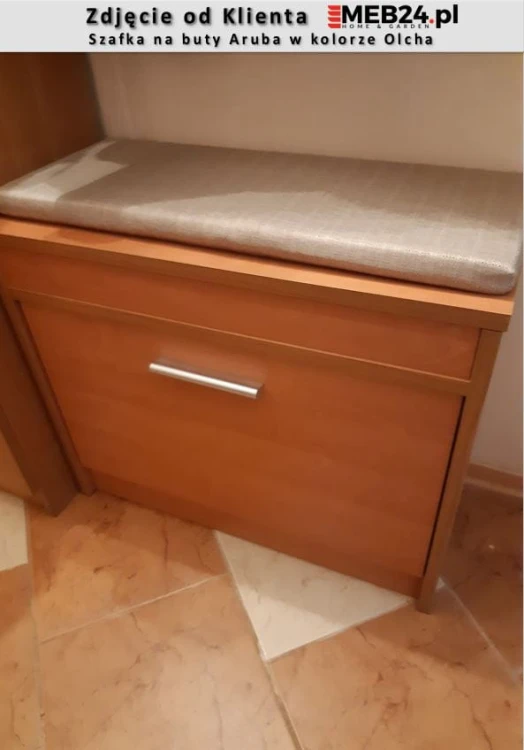 Szafka na buty z siedziskiem i schowkiem Aruba - zdjęcie od klienta