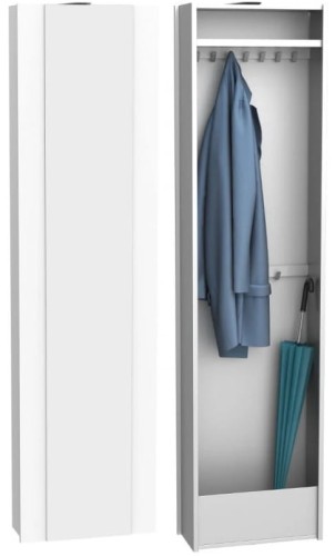 Szafa obrotowa garderoba metalowa z lustrem Cube