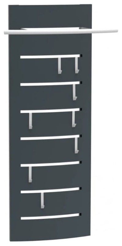Wieszak średni metalowy Home 2 grafit